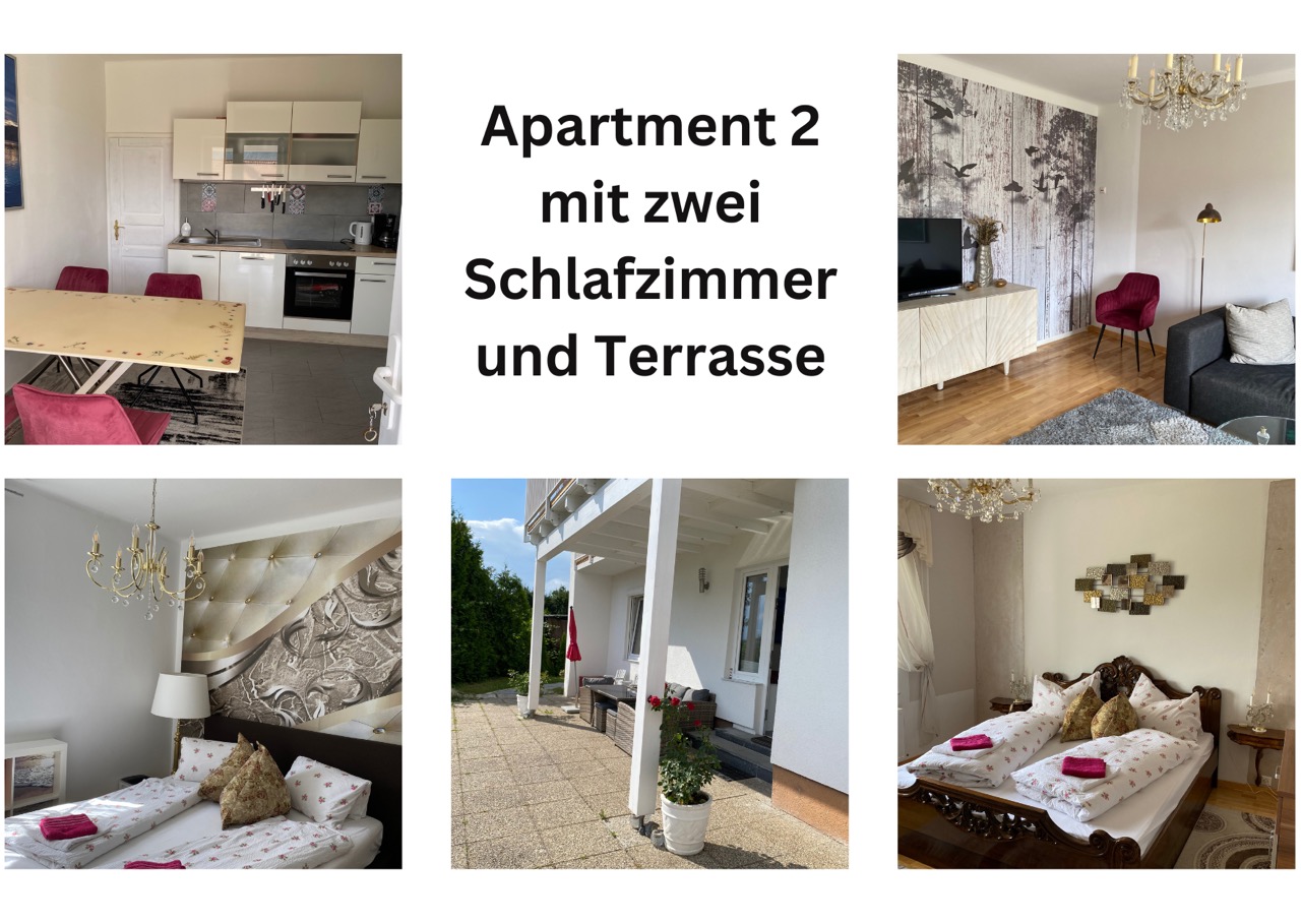 Apartment 2 with two bedrooms and terrace for 4-6 people: from €220